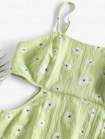 Cami Daisy Floral Cut Out Mini Dress