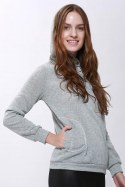 Casual Solid Color Long Sleeve Hoodie For Women