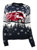 Christmas Snowflake Letter Raglan Sleeve Sweater