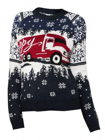 Christmas Snowflake Letter Raglan Sleeve Sweater