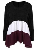 Color Block Tiered T-shirt