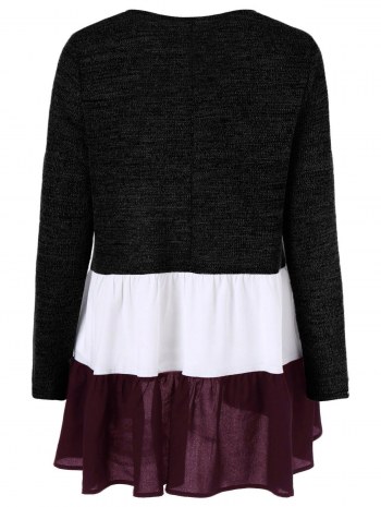 Color Block Tiered T-shirt