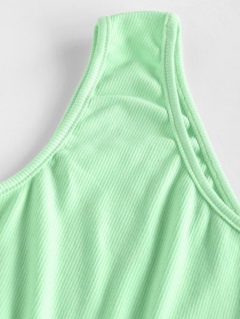 Cut Out Crop Toga Tank Top
