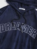 Dreamer Embroidered Velour Hoodie And Jogger Pants Set