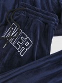 Dreamer Embroidered Velour Hoodie And Jogger Pants Set