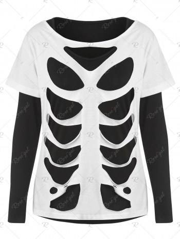 Full Sleeve Ripped T-shirt