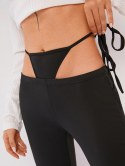 High Waisted Built-in G-string Skinny Leggings