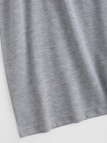 Hooded Drawstring Tank Mini Dress