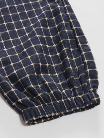 Plaid Pattern Casual Pants
