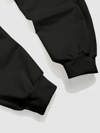 Rose Printed Short Sleeves T-shirt And Drawstring Sweatpants Set