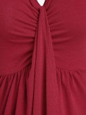 Ruched Draped Cami Asymmetrical Dress