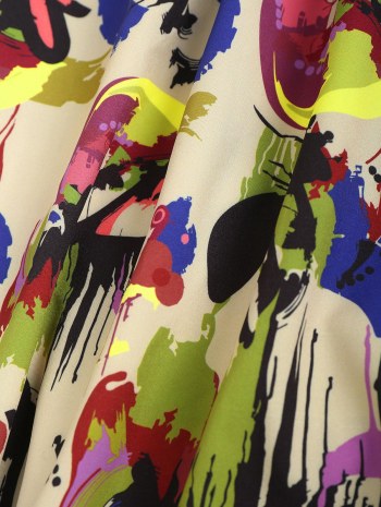 Splash Paint Printed Vacation Shirt