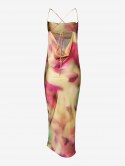 Tie Dye Criss Cross Midi Dress